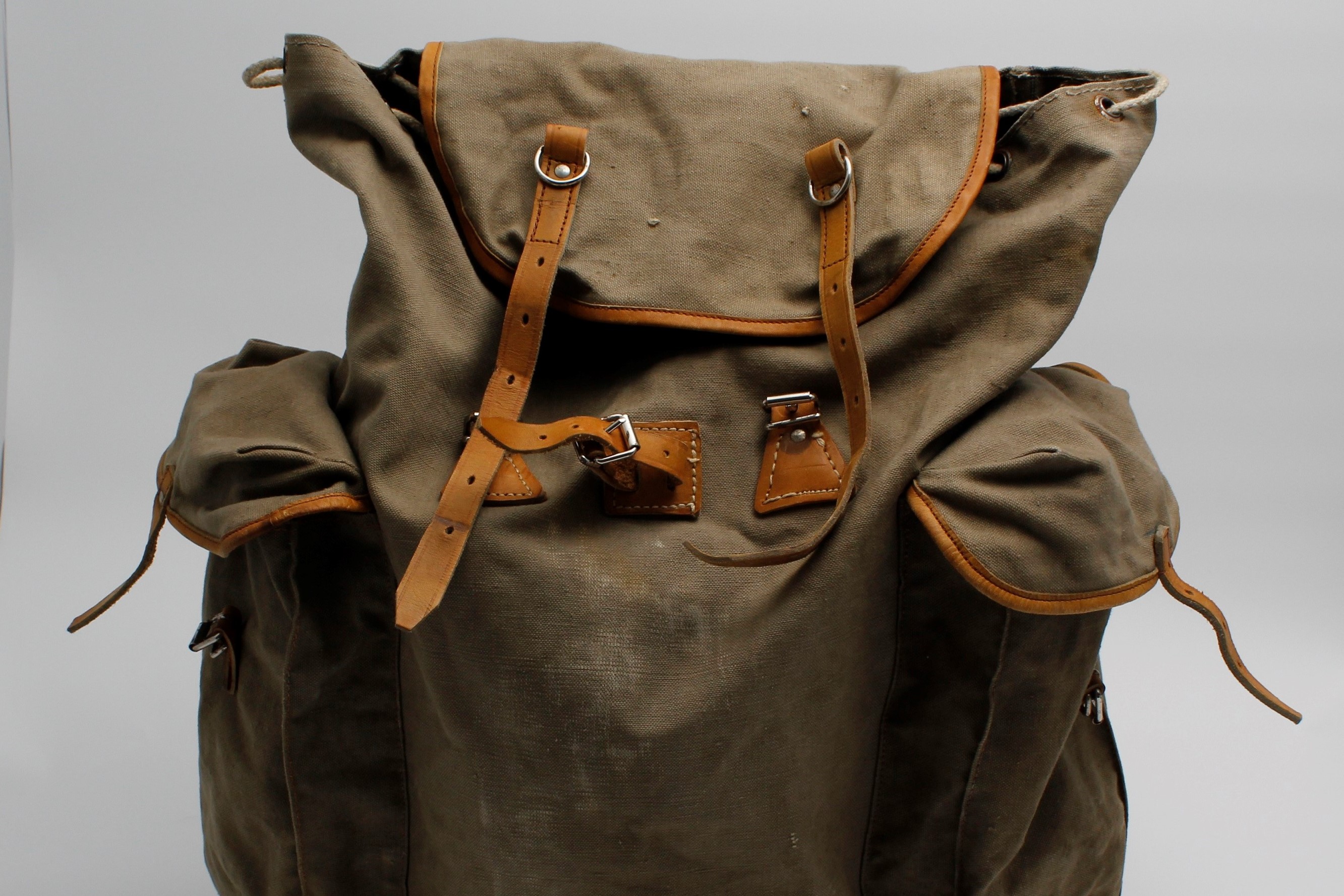 Sac à dos de Jacques Oudot, don d'Annick Saugier ©museealpin