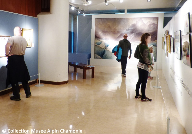 La Mer de Glace une curiosité esthétique, parcours permanent, musée Alpin
