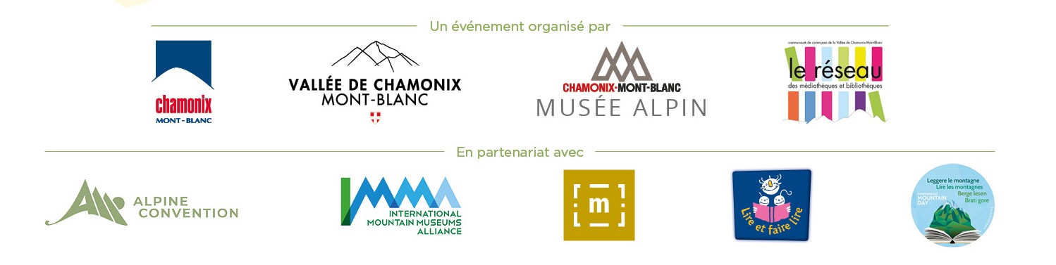 Logos du Festival "Lire les montagnes" 2020