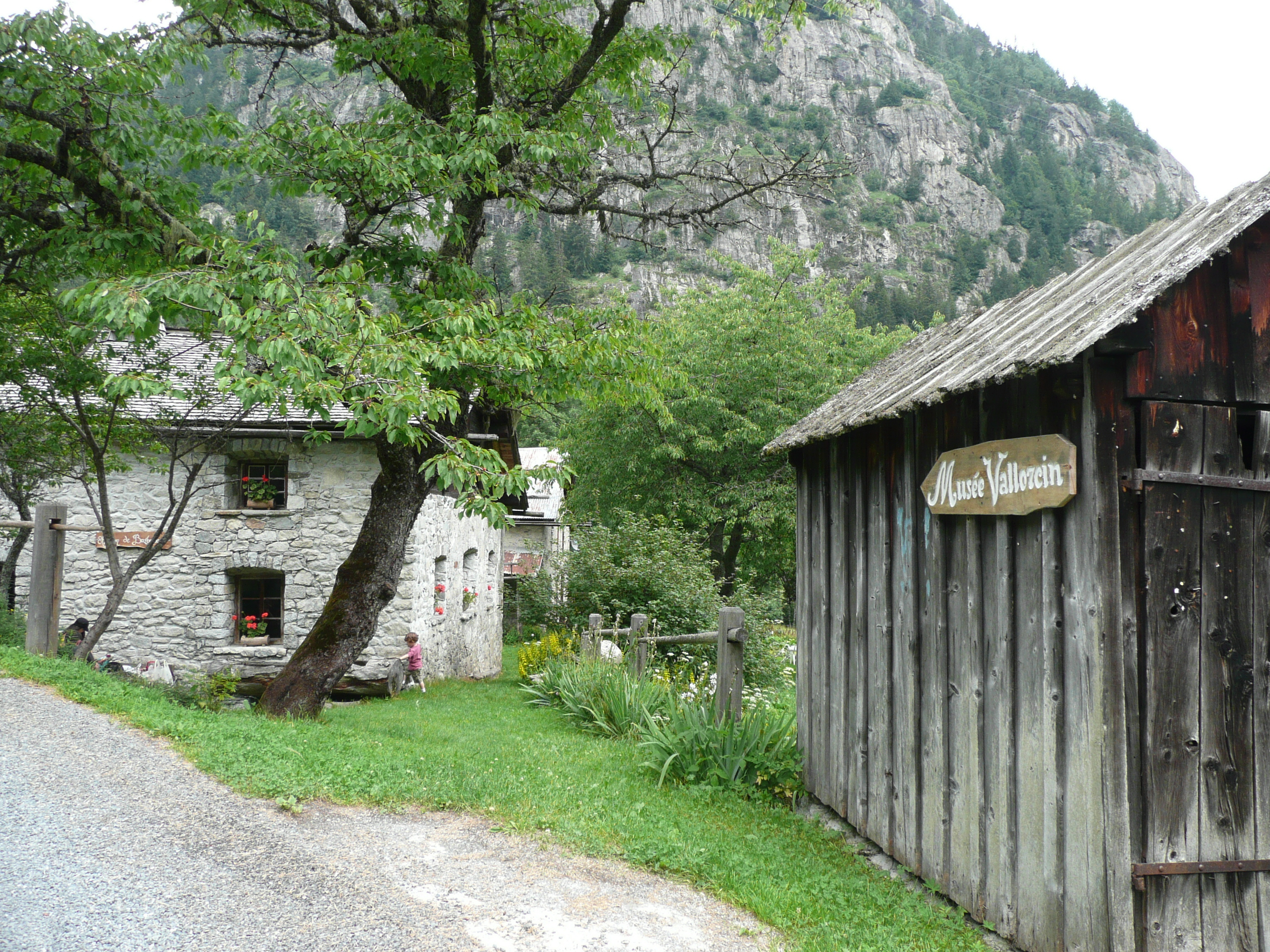 Façade de la Maison de Barberine à Vallorcine