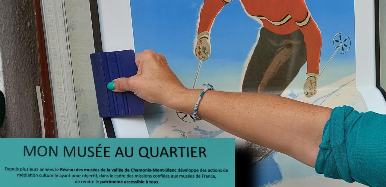 Visuel Mon musée au quartier ©musée Alpin Chamonix Mon musée à quartier, une exposition à découvrir dans le quartier des Pélerins à Chamonix
