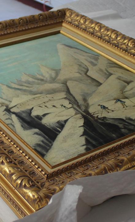 Actualités des collections du musée Alpin : retour d'un prêt de tableaux ©musée Alpin