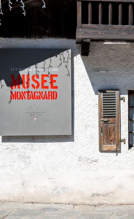 Musée Montagnard, détail de la façade ©Eric Courcier