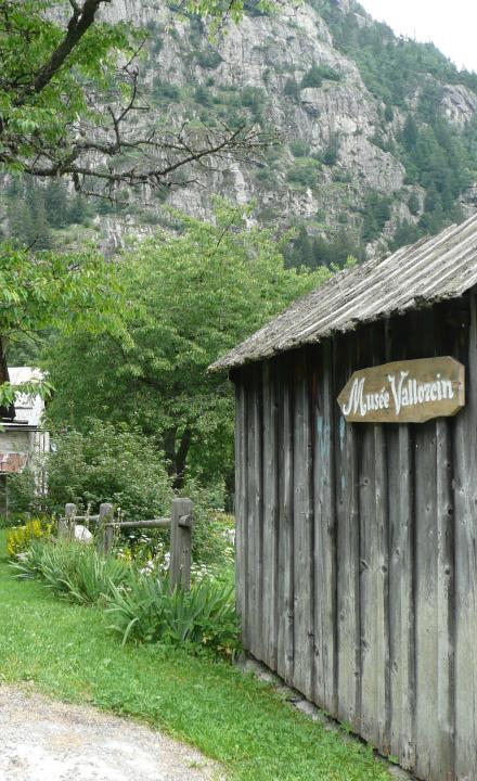 Façade de la Maison de Barberine à Vallorcine