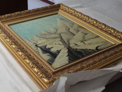 Actualités des collections du musée Alpin : retour d'un prêt de tableaux ©musée Alpin Actualités des collections du musée Alpin : retour d'un prêt de tableaux ©musée Alpin