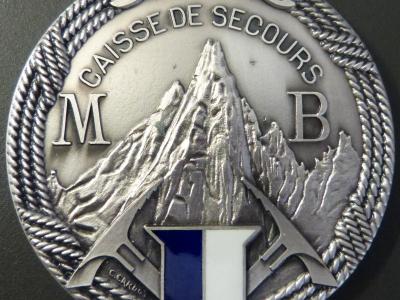 Médaille Caisse de Secours ©collection musée Alpin Chamonix