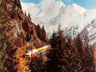 Affiche : Sommet du l’Europe, le massif du Mont Blanc France ©collection musée Alpin