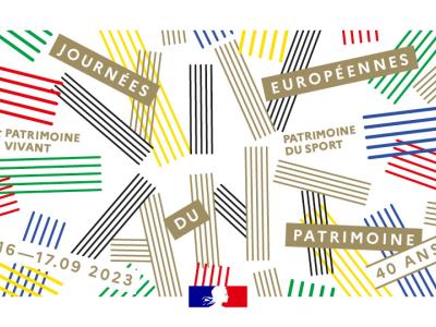 Journées Européennes du Patrimoine 2023 Communication officielle des Journées Européennes du Patrimoine 2023