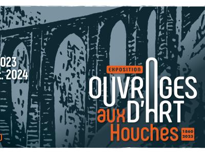 Affiche de l'exposition Ouvrages d'art aux Houches
