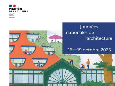 Affiche Journées Nationales de l'Architecture 2025